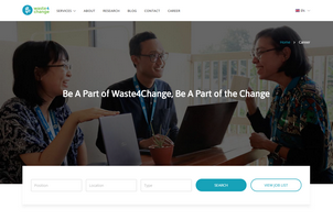 Waste4Change Career Website
