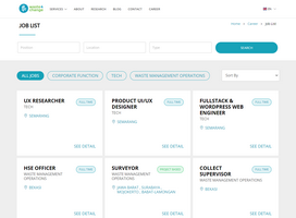 Waste4Change Career Website