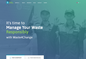 Waste4Change Homepage